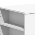 vidaXL Konferenčný stolík biely 102x55x42 cm kompozitné drevo
