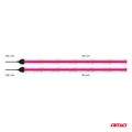 LED pásiky COB do auta ružová 2x30 cm 12 V AMiO-04570