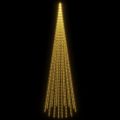 vidaXL Vianočný stromček na stožiar teplé biele svetlo 1134 LED 800 cm