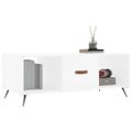 vidaXL Konferenčný stolík biely 102x50x40 cm kompozitné drevo