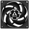 ARCTIC P8 PWM PST Case Fan - 80mm case fan with PWM control and PST cable Ventilátor, 80mm, FDB ložisko, 4pin PWM, PST, výška 25mm, čierny