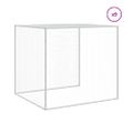 vidaXL Klietka pre kurčatá strecha bledosivá 1003x98x90 cm poz. oceľ