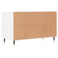 vidaXL TV skrinka biela 80x36x50 cm spracované drevo