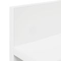 vidaXL Vešiak na stenu Nástenná montáž Biela 60 x 10,5 x 18 cm