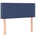 vidaXL Boxspring posteľ s matracom modrá 120x190 cm látka