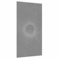 vidaXL Záhradná dekorácia 105x55 cm, cortenová oceľ, slnko