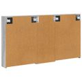 vidaXL Set kabinetov do kúpeľne 3 ks 130 x 14,5 x 70 cm
