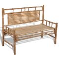 vidaXL Záhradná lavička 120 cm, bambus