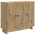 vidaXL Servírovacia skriňa Dub artisan 89 x 34,5 x 80 cm