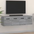 vidaXL Nástenné skrinky 2 ks sivé sonoma 80x35x36,5cm spracované drevo
