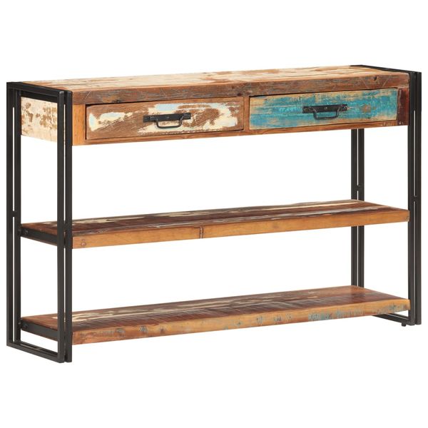 vidaXL Komoda 120x30x75 cm recyklovaný masív