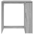 vidaXL Kabinet na práčku Sivý Sonoma 87 x 60 x 89 cm Kompozitné drevo
