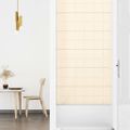 vidaXL Nástenné panely 12 ks krémové 90x30 cm zamat 3,24 m²
