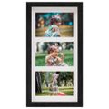 vidaXL 3D fotorámiky 5 ks čierne 18x35 cm na 3 obrázky (10x15 cm)