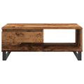 vidaXL Konferenčný stolík staré drevo 90x50x36,5 cm kompozitné drevo