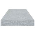 vidaXL Plávajúce nástenné police 2ks, betónovo sivé 60x23,5x3,8 cm MDF