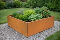 Vyvýšený záhon G21 102 x 32 x 102 cm, Corten