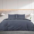 vidaXL Súprava obliečok antracitová 200x200 cm ľahké mikrovlákno