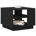 vidaXL Konferenčný stolík Čierny dub 55 x 55 x 42 cm Kompozitné drevo