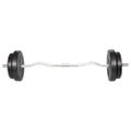 vidaXL Lomená tyč so závažiami 30 kg