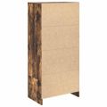 vidaXL skriňa so zásuvkou Dub dymový 55,5x34x119,5 cm