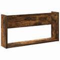 vidaXL Regál na časopisy s poličkou 2 ks Dymová dub 60 x 12 x 30 cm