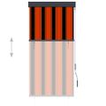 vidaXL Vonkajšia zatemňovacia roleta 80x250 cm oranžová a hnedá