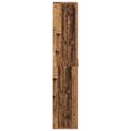 vidaXL Highboard 70 x 33.5 x 180 cm Kompozitné drevo Staré drevo