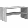 vidaXL Regál na topánky stohovateľné sivé sonoma 60x30x30,5 cm