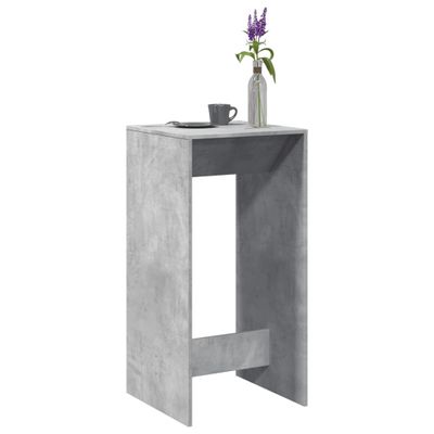 vidaXL Barový stôl betónový 51x50x103,5 cm kompozitné drevo