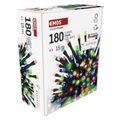 LED vianočný reťazec, 18 m, vonkajší aj vnútorný, multicolor, programy, časovač