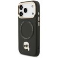 Puzdro Karl Lagerfeld Big Strap Karl Metal Logo MagSafe pre iPhone 17 Pro čierne