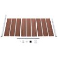 vidaXL Plotový panel WPC 95x186 cm hnedý