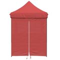 vidaXL Párty stan 200 x 200 x 306 cm Vínovo červená Oxfordská látka