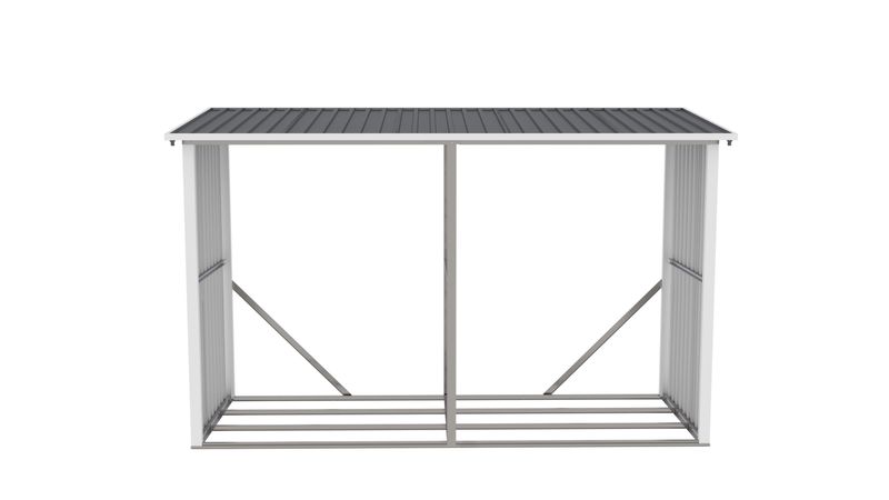 Prístrešok na drevo G21 WOH 682 - 302 x 119 cm, antracitový