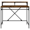 vidaXL Stôl dub sonoma 100x50x90 cm spracované drevo a železo