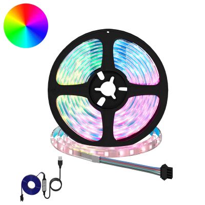 vidaXL LED pás 2 pcs Čierna a priehľadná 2300 mm Meď a plast