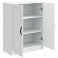 vidaXL Servírovacia skriňa Biela 66 x 34,5 x 87 cm Kompozitné drevo