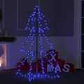 vidaXL Vianočný stromček, kužeľ, 160 LED, dovnútra aj von 78x120 cm
