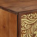vidaXL Servírovacia skriňa Hnedá 60 x 33 x 75 cm Masívne mango drevo