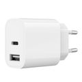 GEMBIRD TA-UC-2AC12-01, Nabíjačka, USB/USB-C, 12W