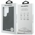 Puzdro Karl Lagerfeld perforované KL MagSafe pre Samsung Galaxy S26 Ultra čierne