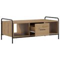 vidaXL Konferenčný stolík Dub artisan 99,5 x 49 x 41 cm