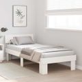 vidaXL Rám postele Biela 80 x 200 cm Masívne borovicové drevo