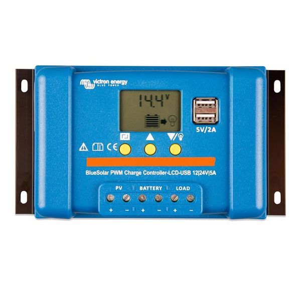 Solárny regulátor PWM Victron Energy BlueSolar-LCD&USB 5A