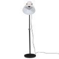 vidaXL Podlahová lampa 25 W biela 30x30x90-150 cm E27