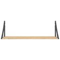 vidaXL Nástenné police 2 ks, dub sonoma, 80x25x25,5 cm, technické drevo