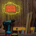 Neon PLEXI LED CHECK ENGINE yellow red NNE21 Neolia