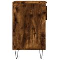 vidaXL Botník dymový dub 70x36x60 cm spracované drevo