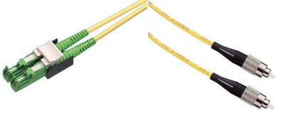 Patchcord FO duplex E2000/APC-FC/PC 9/125 2m, OS2